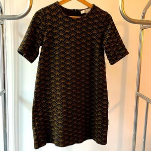 Art Deco Quilted Dress